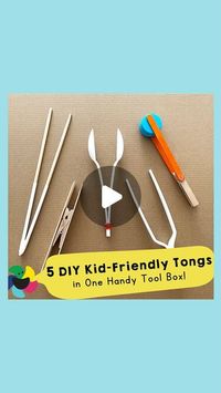 Chana Favors on Instagram: "5 DIY Kid-Friendly Tongs - in One Handy Tool Box

🛠️ Turn everyday items into exciting learning tools!

Boost fine motor skills with these easy-to-make tongs:
1️⃣ Spoon Scoopers
2️⃣ Fork Fingers
3️⃣ Chopstick Clamp
4️⃣ Jumbo Stick Pincers
5️⃣ Bottle Cap Grippers

All neatly packed in one portable tool box!

Perfect for:
🏠 At-home learning
🏫 Classroom activities
👩‍⚕️ Occupational therapy
🍽️ Mealtime practice

Parents, teachers, and therapists love these for:
✅ Upcycling household items
✅ Engaging screen-free activities
✅ Developing hand strength
✅ Promoting hand-eye coordination

Ready to transform playtime into skill-building fun?

#DIYKidsCrafts #FineMotorSkills #UpcycledToys #OTActivities #HandsOnLearning #KidsFriendlyTools #ParentingHacks #TeacherResourc