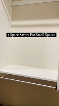 Use these space savers to organize small spaces. Get more space saving tips from the blog!👇🏻