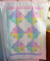 Pretty baby quilt