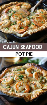 Cajun Seafood Pot Pie