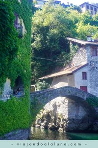 Visita el pequeño pueblo de Nesso en el Lago di Como. Uno de los más especiales por su precioso puente. #lagodicomo #como #milano