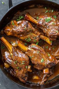 Braised Lamb Shanks Recipe - Momsdish