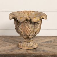 This Cabbage Leaf Estate Garden Urn is both beautiful and versatile, making it perfect for both indoor and outdoor use. With its elegant design and durable construction, it adds a touch of sophistication to any space. Enhance your home or garden with this stunning piece. This item leaves our warehouse in 10-12 business