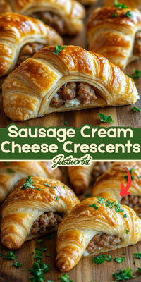 These Sausage Cream Cheese Crescents are the ultimate bite-sized snack or breakfast treat that everyone will rave about! With a buttery crescent roll crust, a creamy sausage filling, and an irresistibly flaky texture, they’re perfect for parties, quick breakfasts, or just snacking on the go.