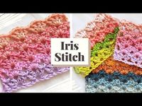 Wondering how to crochet iris stitch? Here you'll find video tutorial, written pattern and 3 unique colorways. It's easy to learn, so try it!