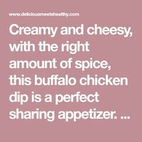 Creamy and cheesy, with the right amount of spice, this buffalo chicken dip is a perfect sharing appetizer. Easy to make with 5 ingredinets