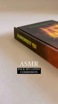 Pack a commission with me ⚡��️ First try at doing some ASMR for you all, nothing super special here just thought I’d see if anyone enjoyed this! Please comment and give feedback so I can improve next time 🔥 Thanks! #asmr #orderpacking #commission #bookstagram #bookbinding #bookbinder #booktok #bookorder #specialedition #asmrsounds #outdoorsounds #satisfying #packing