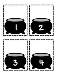 St. Patrick's Day Number Matching Activity by Early Childhood Resource Center