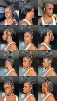 Protective hairstyles mini twists, #braids, #4c, #easy, #summer, #natural #hair, #curly, #kinky, #coils, #black #girls, #girls