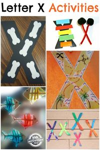 Preschool Letter X Activities -- Learn the alphabet with these fun and educational activities for kids.