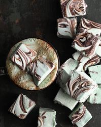 Mint Chocolate Marshmallows | Buttermilk by Sam