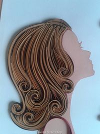 © Dana- Quilled portraits 3 (Searched by Châu Khang)