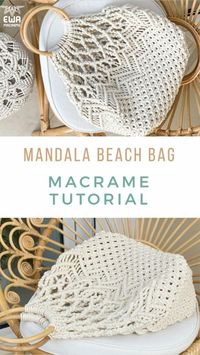 Macramé bag tutorial - link to youtube