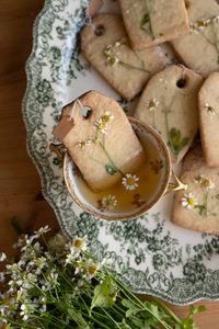 Chamomile Tea Shortbread Cookies 1