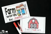 Farm and Color Emergent Reader is perfect way to teach students about farm and color words. This free printable is perfect for preschool, kindergarten, and even first grade. It is a great addition to a farm theme or unit.