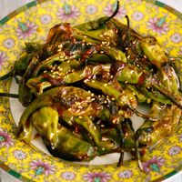 Spicy Korean-Style Blistered Shishito Peppers Recipe