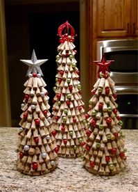 Wine Cork Crafts; Christmas Wine Cork Ornaments; Easy Wine Cork Ideas Crafts For Kids