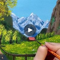 42K views · 1.6K reactions | Landscape Painting | By Painting Skills | Facebook