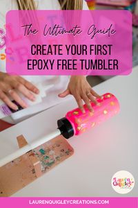 If you are new to the tumbler making business (or maybe its just a hobby for now), you're in luck! I have created the ultimate guide to creating your first epoxy free tumbler.