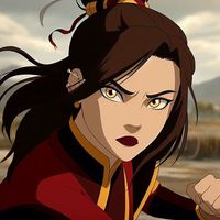 ‼️ art created by AI! I don't take credit for it, I only made some modifications.  Rulan is my firebender original character, having joined Zuko in his exile, and later on Team Avatar alongside him.