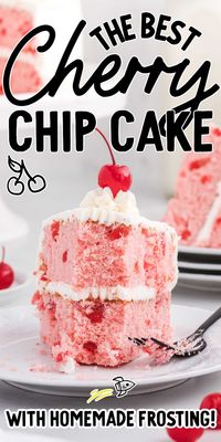 Cherry Chip Cake