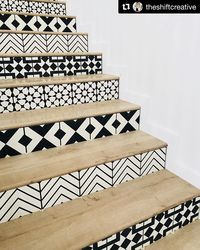 Cement Tile, Moroccan Tile, Black and White Tile | Riad Tile