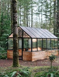 An enchanted 10-year wedding anniversary celebration with dinner in this darling greenhouse in the woods!