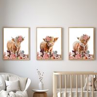 Elevate your child's space with the charm of our "Highland Bloom Trio" -- a set of three digital prints featuring endearing Highland cows amidst a sea of pink boho flowers. Designed for Girls' Nursery, Kids' Bedroom, or Playroom decor, this delightful trio brings a touch of countryside elegance to any room. Key Features: Set of three digital prints showcasing Highland cows and pink boho flowers Perfect for Girls' Nursery, Kids' Bedroom, or Playroom decor Create an atmosphere of rustic charm and floral elegance Receive five zipped 300 dpi JPG files for stunning detail Details: Each print captures the gentle spirit of Highland cows surrounded by the beauty of pink boho flowers, adding a touch of nature-inspired grace to your child's space. The soft and harmonious colors make these prints a p