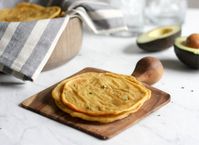 These Plantain Tortillas have only 4 ingredients and are quick and easy to make - no rolling out or flipping on a skillet! They are pliable and puffy, and while they taste amazing, they're also AIP, Paleo, Whole 30, and gluten free!