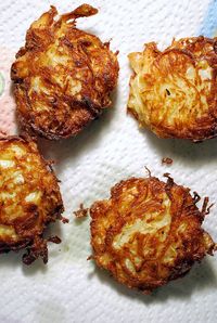 sauerkraut latkes...sure sounds like something my mom would have made...so I'm calling it Polish