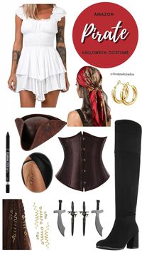 Hi Gorgeous!! You would look HOT in this pirate costume from amazon! 🤍 If you like what you see, head to my bio for direct links to my amazon storefront and LTK page, and follow me for daily amazon finds ✨ Happy Shopping!!   Pirate Halloween costume, hot Halloween costumes, pirate costume, pirate costume women, hot pirate costume, sexy Halloween costume idea, costumes ideas, costumes ideas for college, Halloween party, happy Halloween, October, fall outfits, college outfits, Halloween Costumes Ideas, group of 4 Halloween costumes, Halloween costumes trio, Halloween group costumes, baddie Halloween costumes, baddie costumes, hot costumes, group of four Halloween costumes, bff costumes for 2, best friend costumes, bff costumes ideas, duo Halloween costumes bff, bestie costume ideas, cute