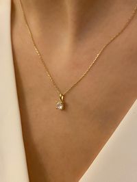 "ABOUT PRODUCT This 14K Gold Square Diamond Charm necklace is beautifully designed and hand crafted with our associates to make this a special gift for your loved ones. Knowing the value of our customers, We prepare each piece with extra care and attention. ITEM DETAILS Material: 14K Gold Approx: 1.29 gram Available colors: Gold, Rose Gold, White Gold Available Sizes: 14\" to 20\" ✪ 14k Solid Gold ( Certification will be included with your order ) ✪Available 14K White, Yellow, Rose Gold (also in