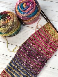 Quick and Easy (Free!) Scarf Knitting Pattern for James C. Brett Northern Lights – Design Team Blog