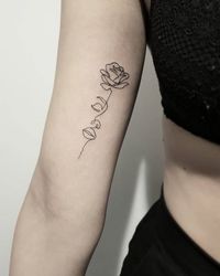 One Line Tattoos | POPSUGAR Beauty UK