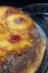 Grandma's Skillet Pineapple Upside-Down Cake | "This skillet pineapple upside-down cake is baked in a cast iron skillet and served warm. It is wonderful!" #allrecipes #cakerecipes #bakingrecipes #dessertrecipes #cakes #cakeideas