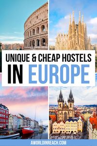 Staying in hostels is a fun way to stay within your budget when visiting Europe. This guide is full of reviews on some of the best hostels in Europe - from unique caravan hostels to mountain lodges and more! Check it out to find the perfect hostel for your Europe trip! / best hostels in Europe / unique hostels in Europe / Europe's best hostels / where to stay in Europe on a budget / budget-friendly hostels in Europe / travel Europe on a budget / places to stay in Europe / Europe travel