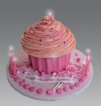 Pink Giant Cupcake