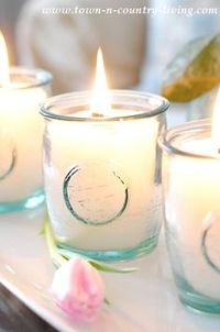 See how easy it is to make scented candles in a jar. You can choose a variety of jars or other vessels for your homemade candles.