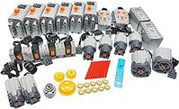 Amazon.com: 47Pcs Motor Power Function Kit Set for Lego Technical, 8X Battery Box, 2X XL-Motor, 4X L- Motor, 2X M-Motor, 4X IR Receiver, 2X IR Remote Control, Latest Differential : Toys & Games