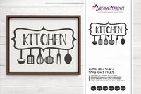 Kitchen Sign SVG Cut Files