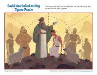 David Was Called as King Jigsaw Puzzle - Children's Bible Activities | Sunday School Activities for Kids