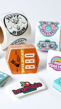 Custom stickers and labels for all of your small business needs. Personalize your packaging, label your products, or use custom stickers for small business marketing.