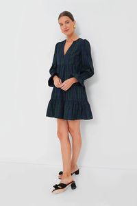 Black Crepe Kenzo Dress | Pomander Place