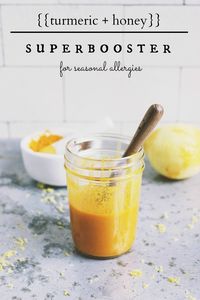 turmeric super booster for seasonal allergies via @Sherrie | With Food + Love