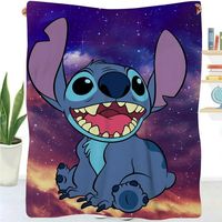 Lilo and Stitch Blankets Cute Lightweight Blanket for Father Mom The Anime/ Cartoon Blanket is a durable and stylish piece of art that will transport you into the beloved world of your favorite comic book and animated characters. Made with high-quality materials and featuring crisp, vibrant prints, this blanket offers both comfort and nostalgia as...