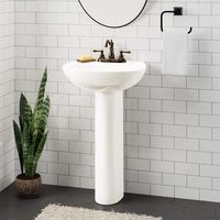 Magnus Home Products - Solon 100 Vitreous China Pedestal Sink | Magnus Home Products