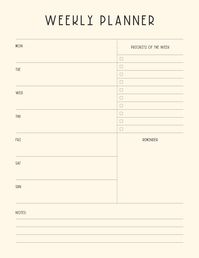 Organize your week effortlessly with a minimalist weekly planner that emphasizes priorities and reminders. Its clean and structured layout ensures clarity while providing ample space for daily tasks and notes. Perfect for anyone seeking a simple yet effective tool to stay productive and focused throughout the week!
__
#kittl #kittldesign #kittlai #planners #timemanagement #illustration #graphicdesign #designtool #vectordesign #designinspiration