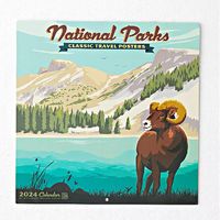 National Parks 2024 Wall Calendar Wall Decor DIY Craft Projects Gift for Nature Lovers Outdoor Enthusiasts Handmade Gifts Gallery Wall Art