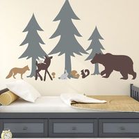 Harriet Bee Dahlstrom Forest Critters Wall Decal Size: 22" H x 34" W