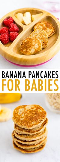 Banana Pancakes for Babies